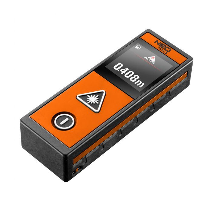 NEO Tools 75-203 Lézeres távolságmérő, 40 m hatótáv, érintőképernyő (75-203)