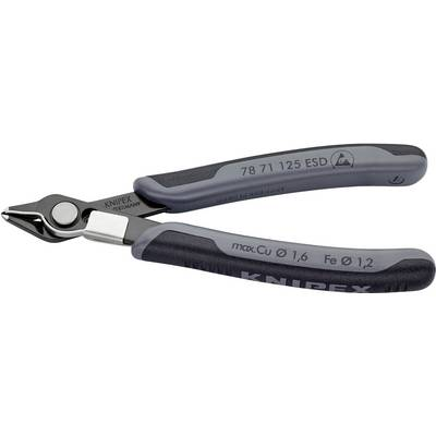 ESD hegyescsőrű elektronikai csípőfogó 125 mm Knipex Super-Knips 78 71 125 ESD (78 71 125 ESD)