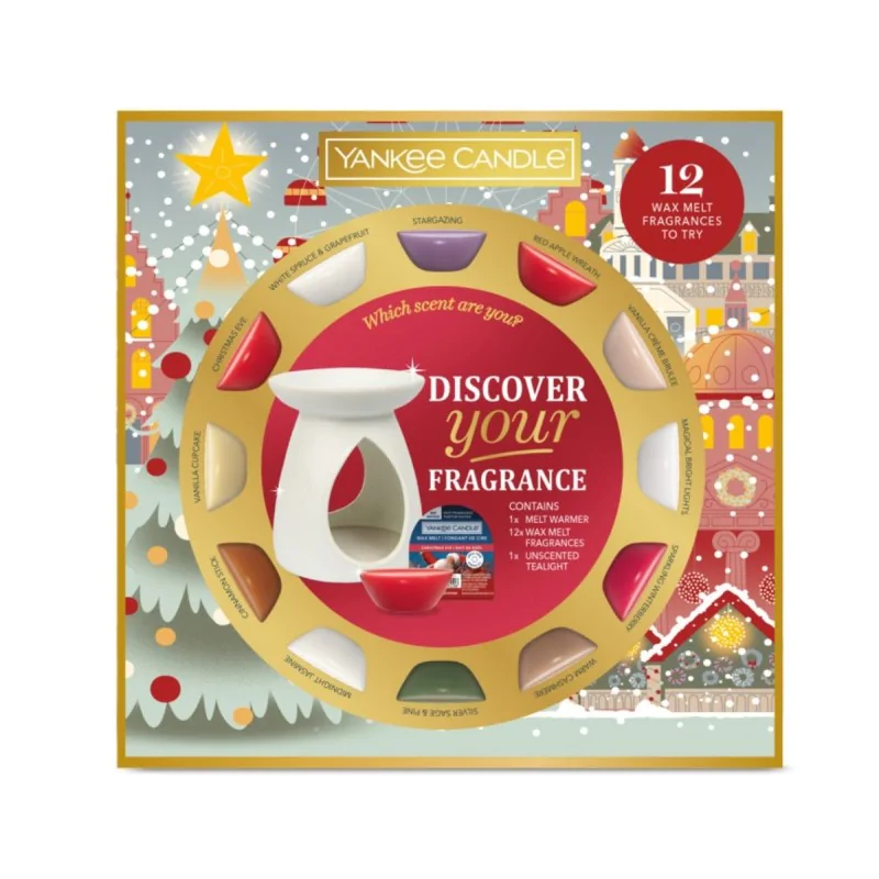 Yankee Candle Passport To The Holidays karácsonyi Illatgyertya válogatás 12x22g + 1x9,8g (2641987E)