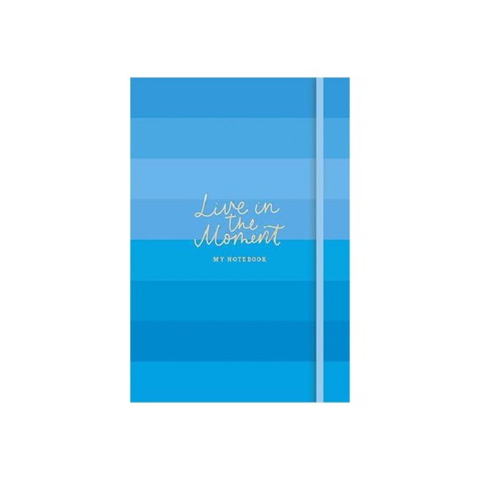 Shkolyaryk Live in the moment 96 lapos A5 vonalas/sima/pontrácsos füzet - Többféle (A5-IC-096-797)
