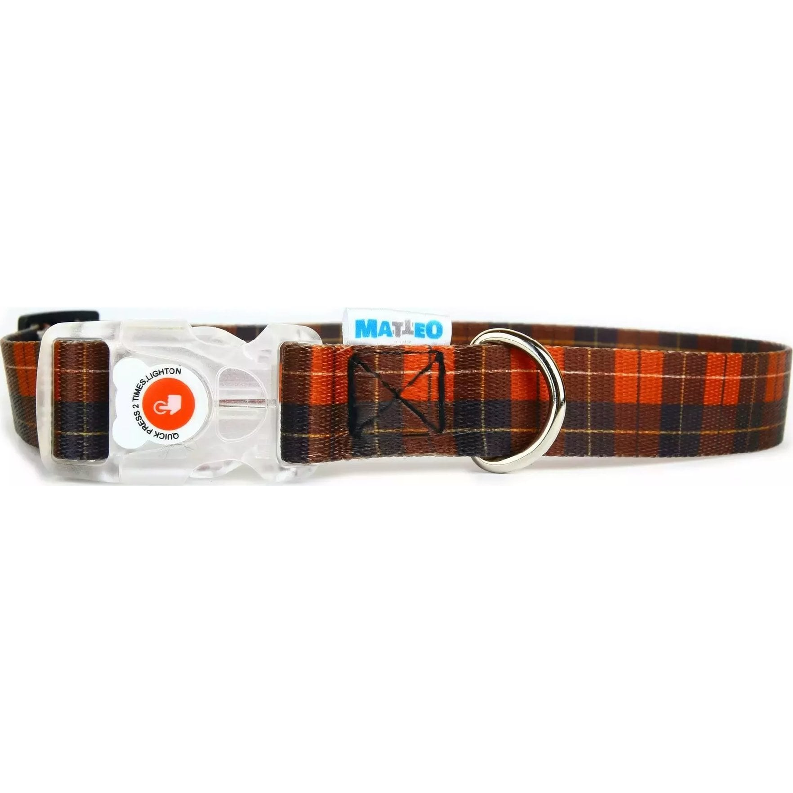 Matteo MATTEO OBROŻA Z KLAMRĄ LED KRATKA 20mm/35-50cm