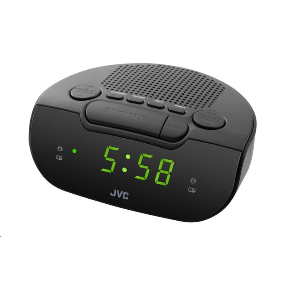 JVC RA-E111B rádiós ébresztőóra fekete (RA-E111B)