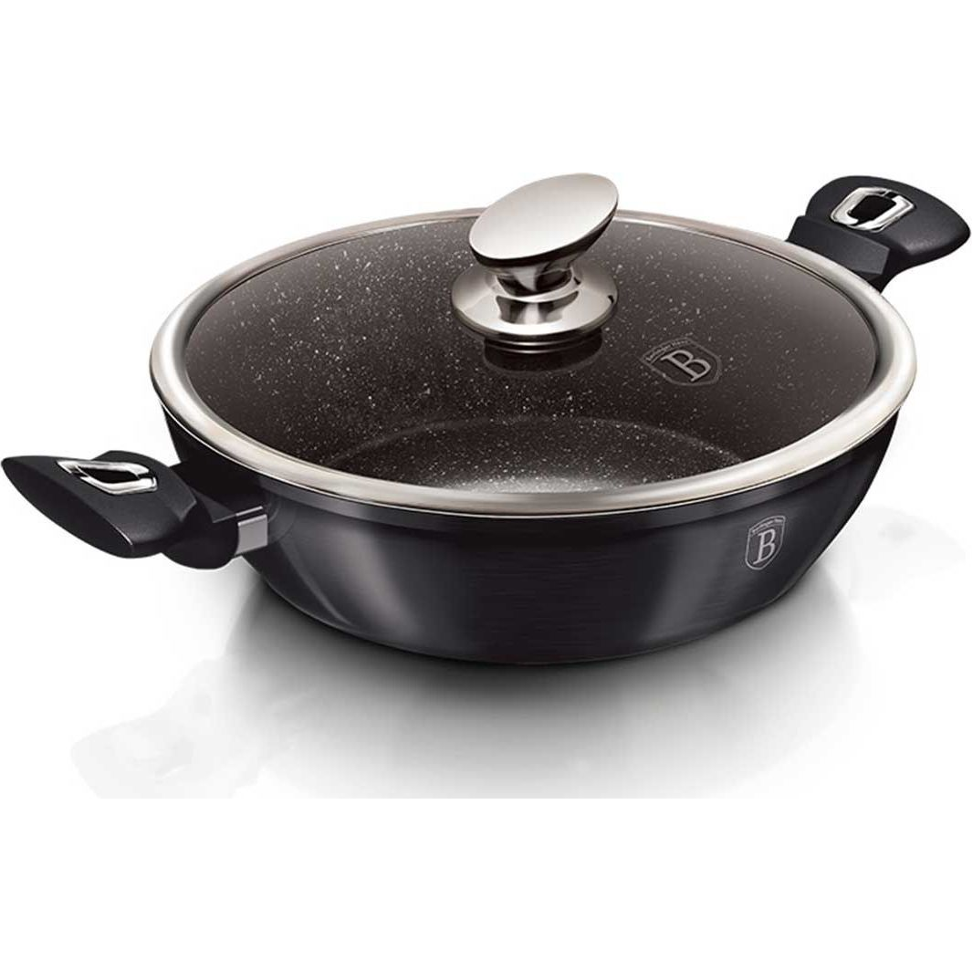 BerlingerHaus BH/6899 Metallic Line Carbon Edition Lábas - Kovácsolt Alumínium, Sötét Szürke (BH-6899 Kinghoff)