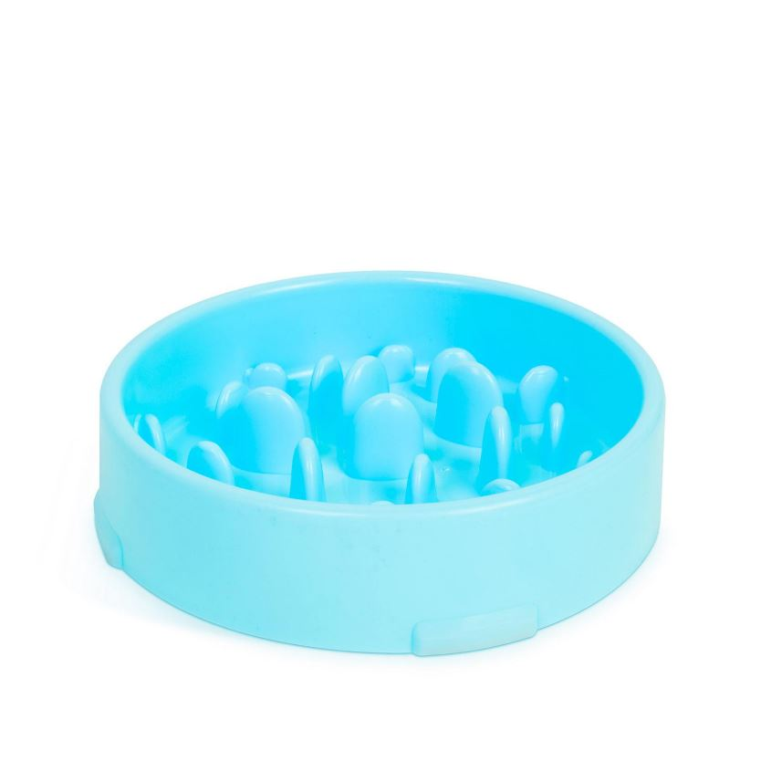 Yummie etetőtál habzsolásgátlóval kék (60009BL) (60009BL)