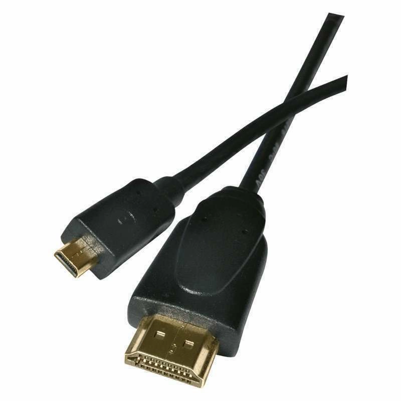 Emos SD1201 micro HDMI apa - HDMI apa Kábel 1.5m - Fekete (SD1201)