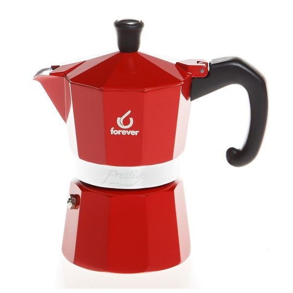Кафеварка Forever 120218 Moka Prestige La Rossa, 3 чаши