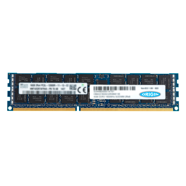 Origin Storage 16GB DDR3 1600MHz RDIMM 2Rx4 ECC 1.35V hukommelsesmodul 1 x 16 GB Fejlkorrigerende kode