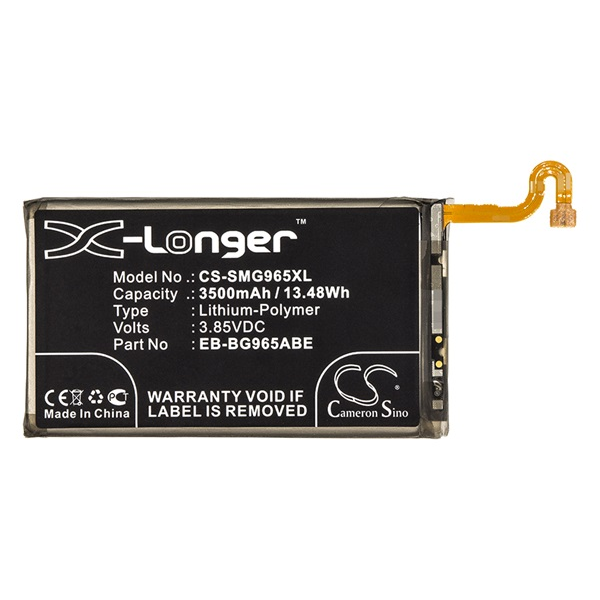 Cameron Sino CS-SMG965XL Samsung Galaxy S9 Plus Telefon akkumulátor 3500 mAh