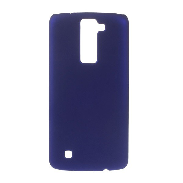 Műanyag telefonvédő (gumírozott) KÉK [LG K8 (K350n)] (5996457649396)