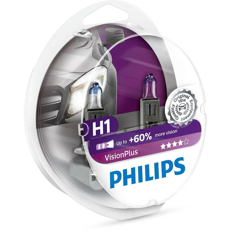 PHILIPS H1 VisionPlus 2db (12258VPS2)
