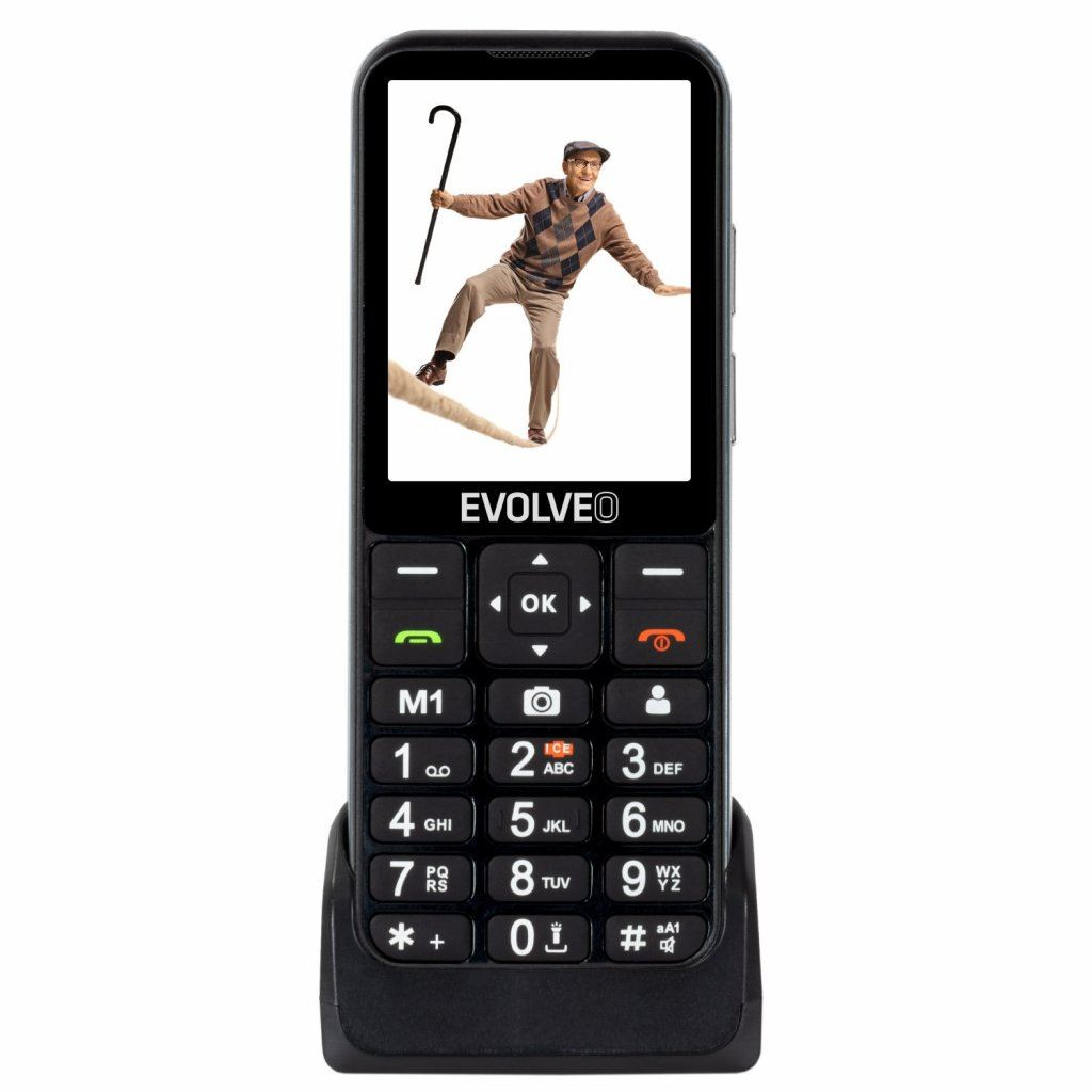 Evolveo EasyPhone LT mobiltelefon fekete (EP-880-LTB) (EP-880-LTB)