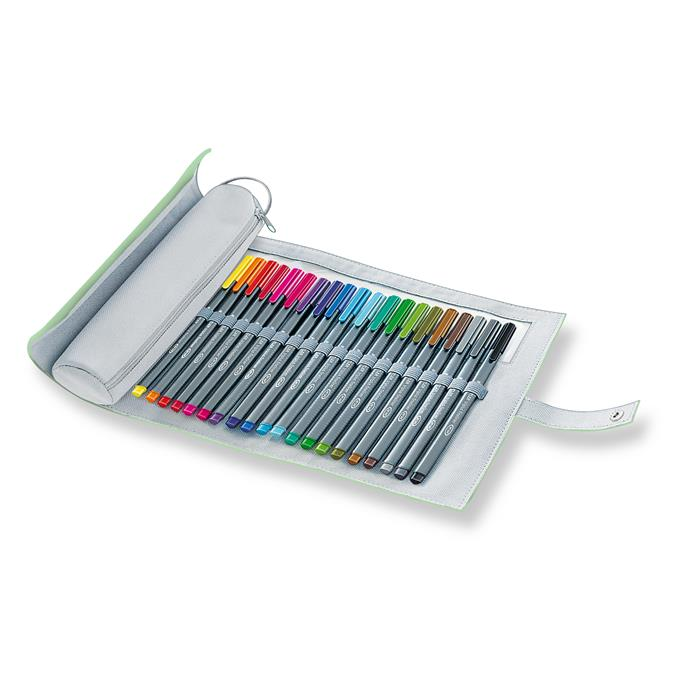 Staedtler Triplus 334 0,3 mm Tűfilc készlet - Vegyes színek (20 db / csomag) (334 PC20)