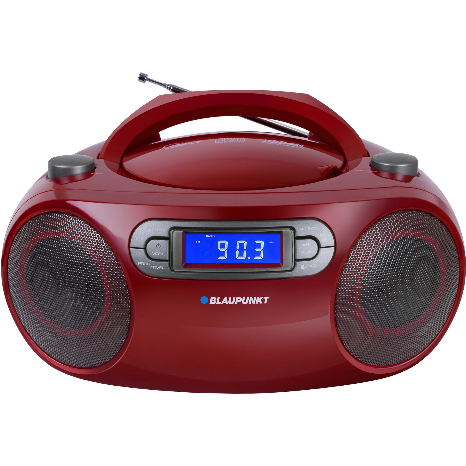 Blaupunkt BB18 Rádiós CD lejátszó - Piros (BB18-RD)