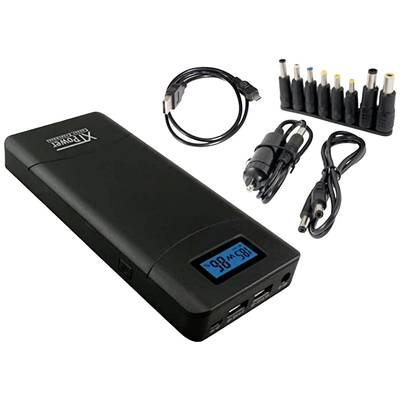 XTPower Powerbank 20400 mAh Lítiumion USB, DC alj, fekete, XT-20000 QC3 (249851) (249851)