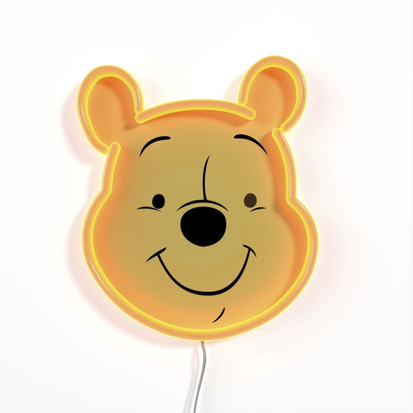 Yellowpop Disney Falra akasztható USB Neon LED Dekorációs lámpa - Micimackó fej