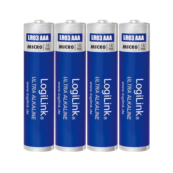 LogiLink Ultra Power batterij AAA blister 4-stuks