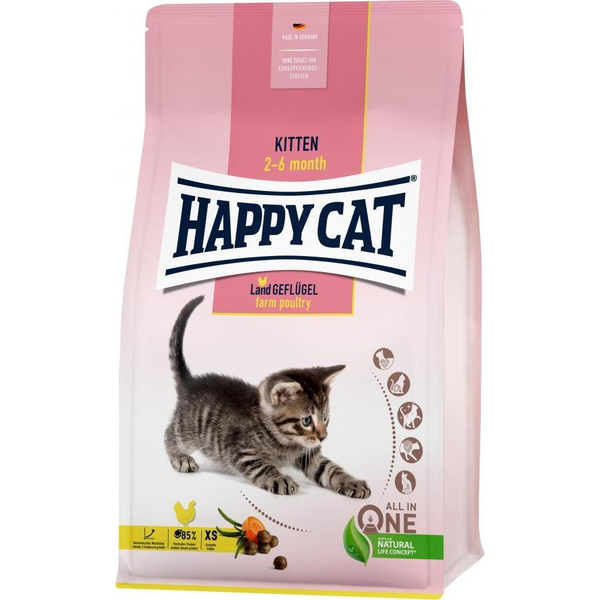 Happy Cat Kitten Land Geflügel - Baromfi  1.3 Kg