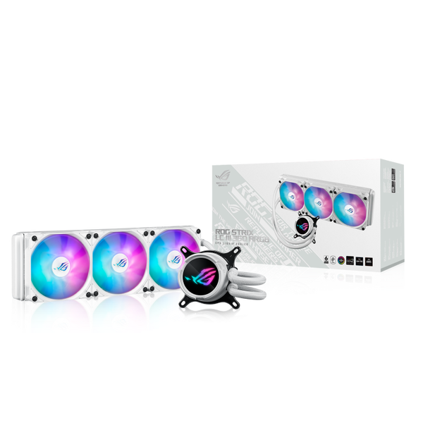 ASUS ROG Strix LC III 360 ARGB White Edition Processore Kit di raffreddamento a liquido 12 cm Bianco