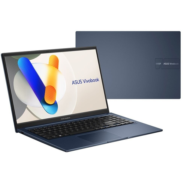 Laptop Asus ASUS Vivobook 15 X1504VA-BQ4281W Core 3 100U 15.6"FHD IPS-level Panel 250nits 60Hz AG 16GB DDR5 SSD512 Intel Graphics WLAN+BT Cam 720p 42WHrs Win11 Quiet Blue