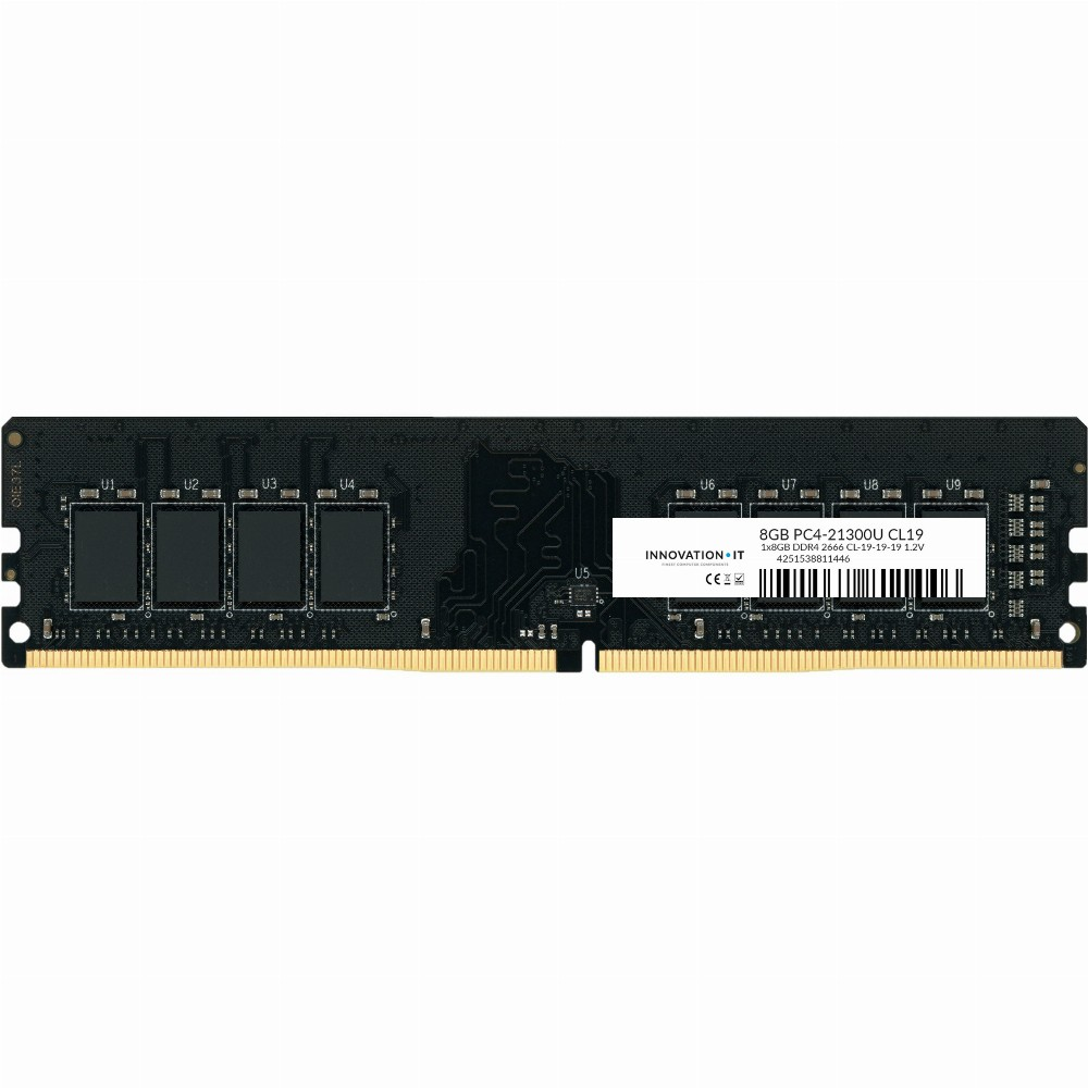 Innovation IT DDR4 SO-DIMM 8GB 2666MHz CL19 Notebook Memória (4251538811446)