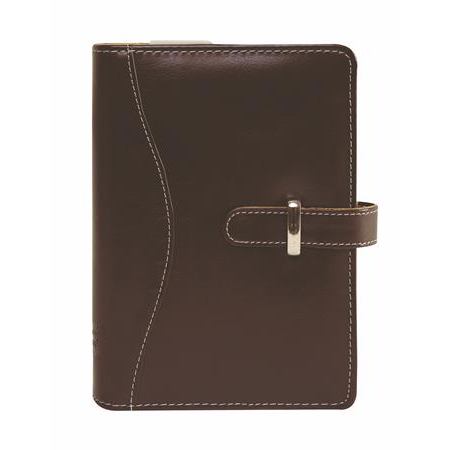 Saturnus M Gyűrűs kalendárium betétlapokkal - Barna (M437B)