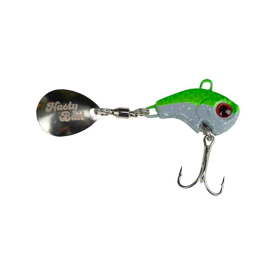 NASTY BAIT Lurchi sinkink Jig Spinner 5.5cm 9g Weed/Spa.Ice (231647) (231647)