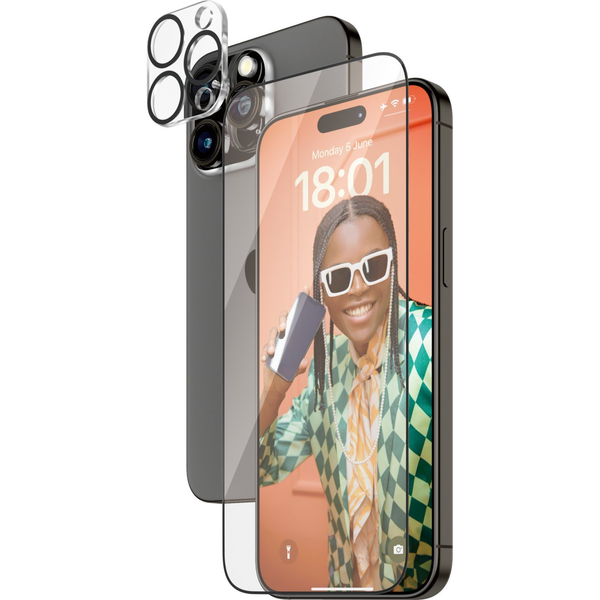 PanzerGlass B1137+2812 Протектор за екран и гръб за мобилни телефони Прозрачен защитен екран Apple 1 броя