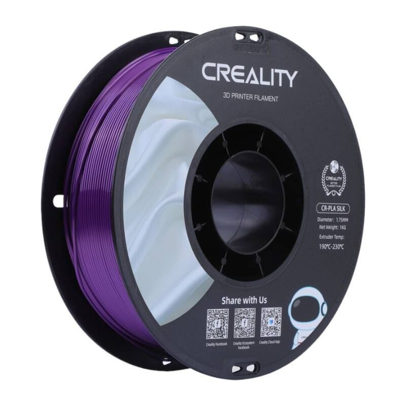 Creality CR-Silk PLA filament 1.75mm, 1kg lila (3301120005) (3301120005)