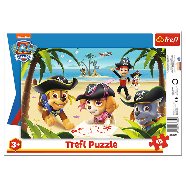 PUZZLE 15 RÁMKOVÉ Tlapková patrola TREFL 31350