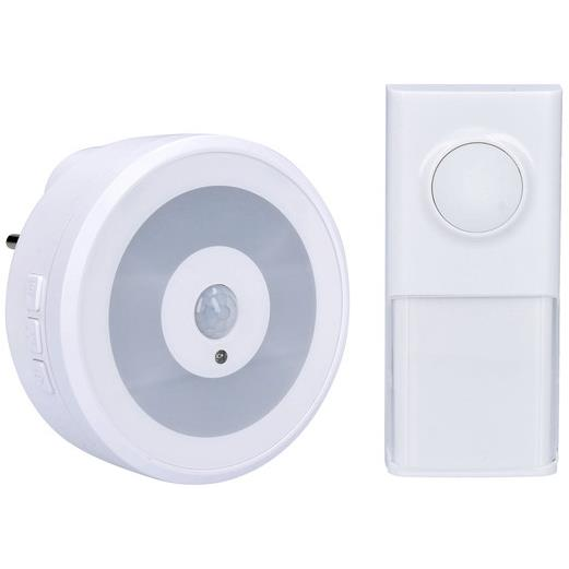 Solight - vezeték nélküli, mozgásérzékelős, éjszakai fény, aljzatba, 250 m, learning code (1L72)