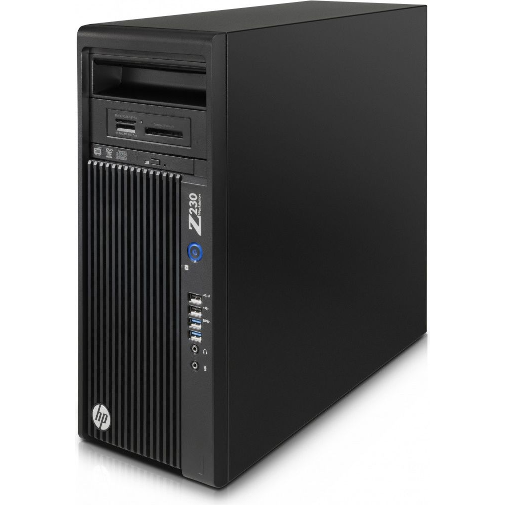 HP Z230 Intel® Core™ i7 i7-4790 8 GB DDR3-SDRAM 1 TB HDD Windows 7 Professional Mini Tower Pracovná stanica Čierna (G1X32EA)
