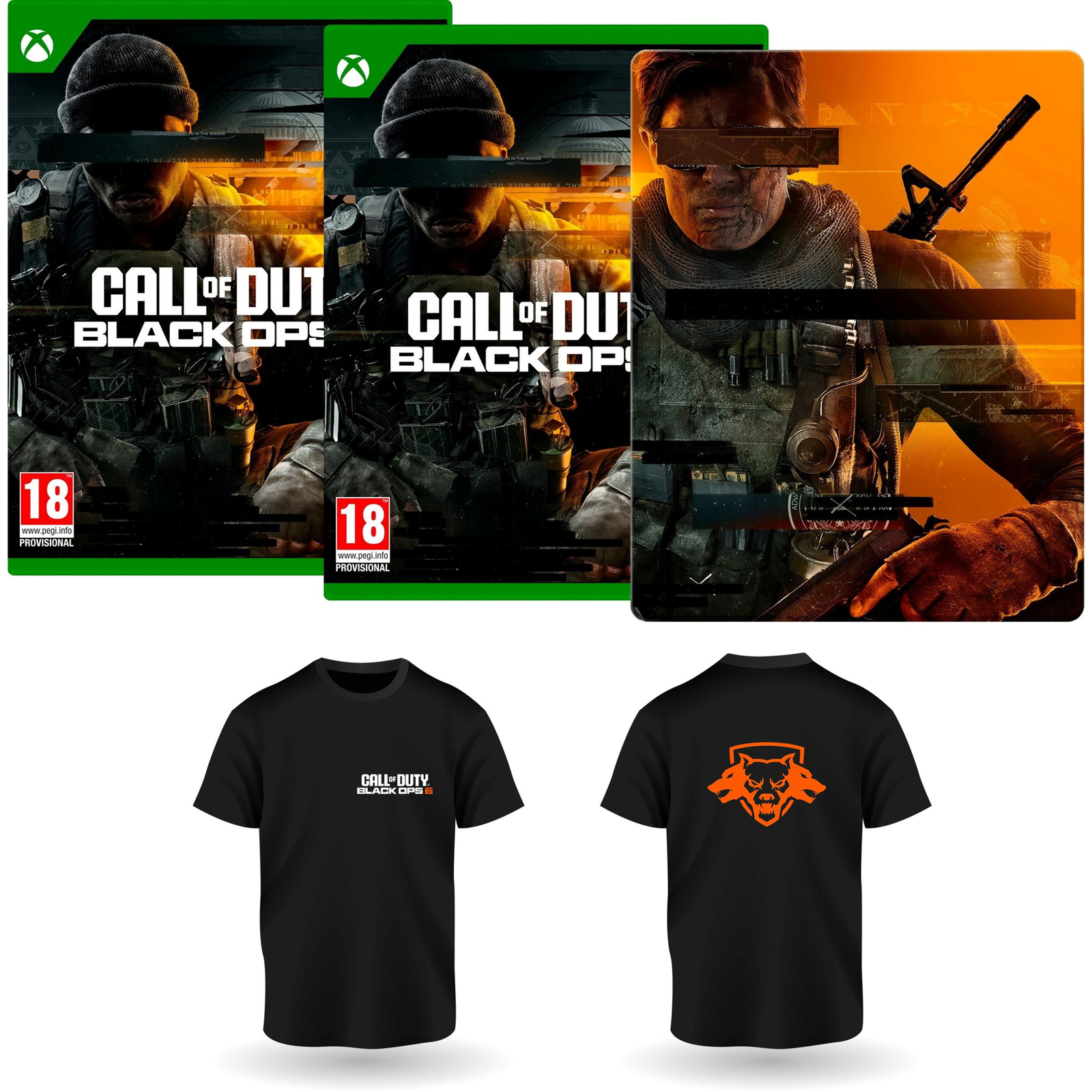 Call of Duty: Black Ops 6 - Double Steel Pack - 2x Xbox + Steelbook (PC - Dobozos játék)