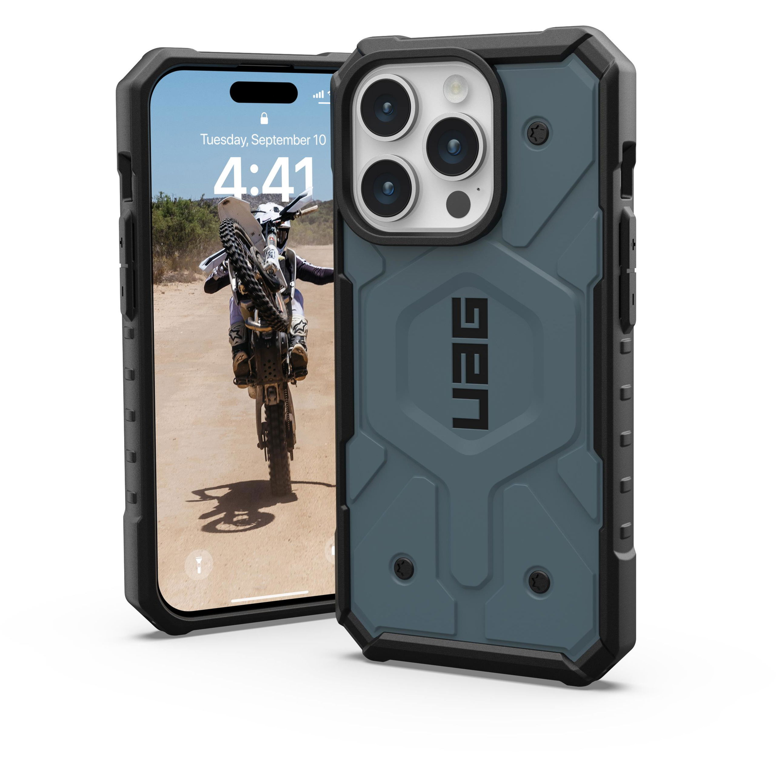 UAG Pathfinder Cloud Blue iPhone 15 Pro MagSafe tok (114281114151)