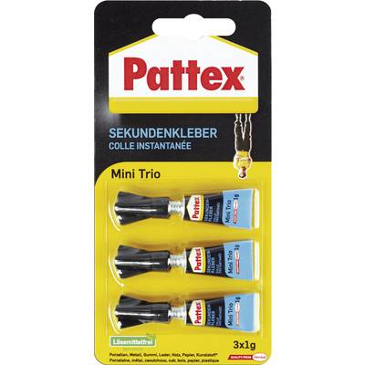 Pattex mini pillanatragasztó készlet 3x1g Pattex Mini Trio PSMT2 (PSMT3)