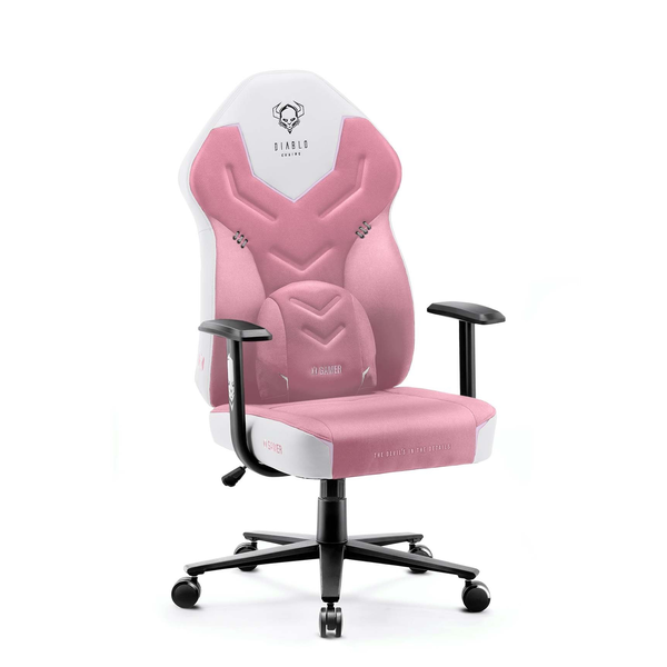 Diablo Chairs X-Gamer 2.0 геймърски стол Marshmallow Pink нормален размер