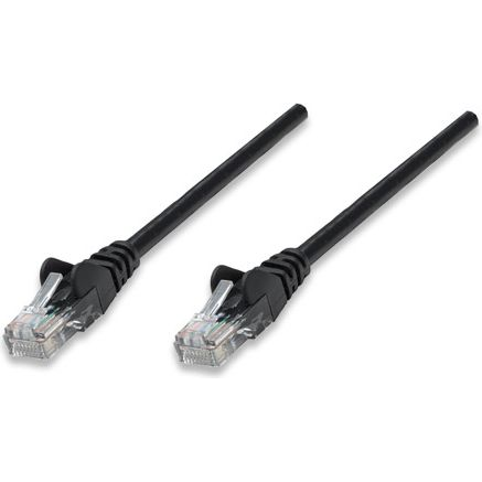 Intellinet 318143 hálózati kábel Fekete 0,5 M Cat5e U/UTP (UTP)