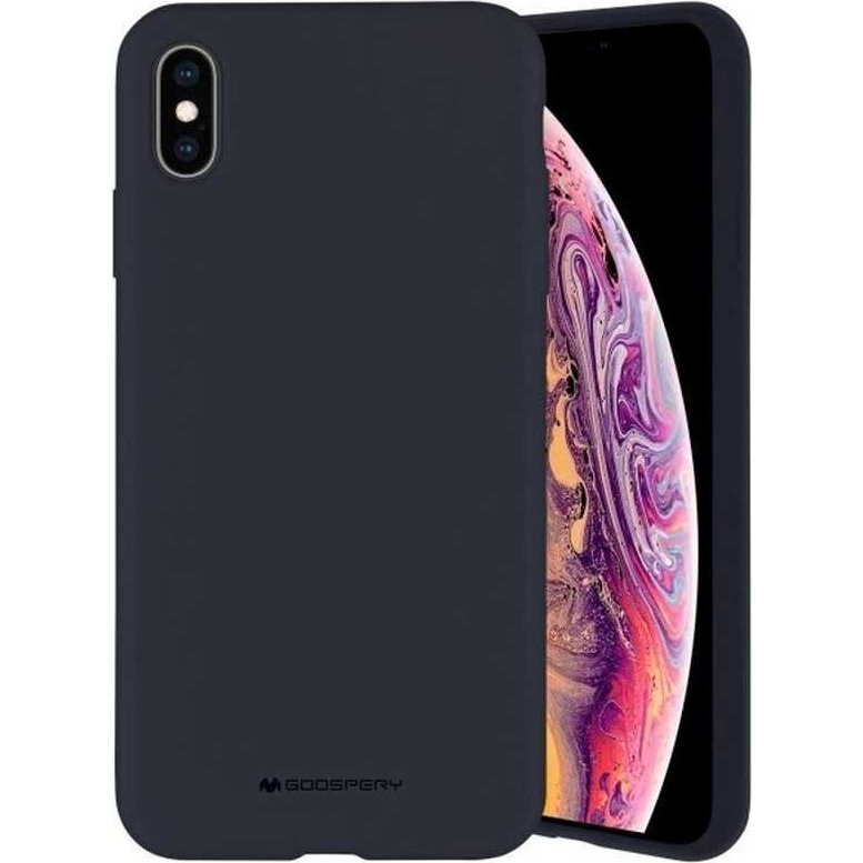 Mercury Silicone Apple iPhone 14 Pro Max szilikon tok, tengerészkék (Mer007487)