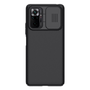 Пластмасов протектор за телефон Xiaomi Redmi Note 10 Pro Nillkin Camshield (силиконова рамка, средна удароустойчивост, защита на камерата, райета) черен