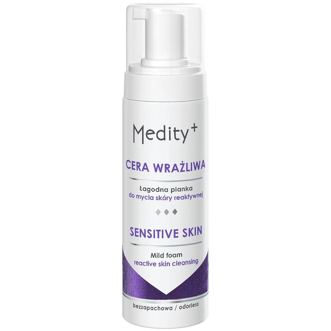 Medity+ Cera wrażliwa łagodna pianka do mycia twarzy 150ml