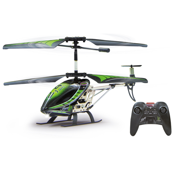 Jamara Gyro V2 Távirányítós Helikopter - Zöld/Fekete