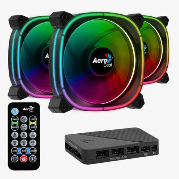 Вентилатор Aerocool Astro 12 Pro, 120mm, PWM, Kit