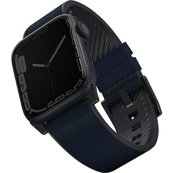  Uniq Pasek UNIQ Straden Apple Watch 4/5/6/7/SE 44/45mm Leather Hybrid Strap niebieski/blue