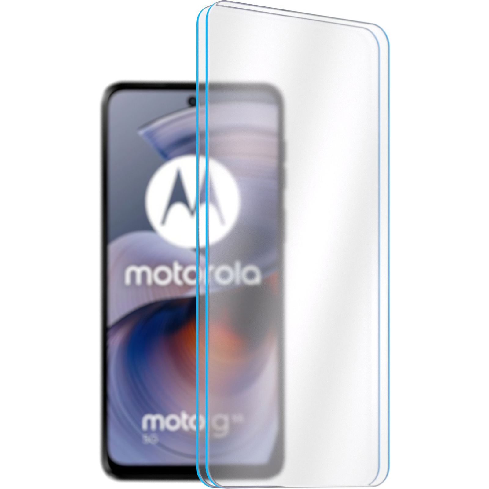 AlzaGuard Case Friendly Glass Motorola Moto G55 5G 2.5D üvegfólia - 2db (AGD-TGF467P2)