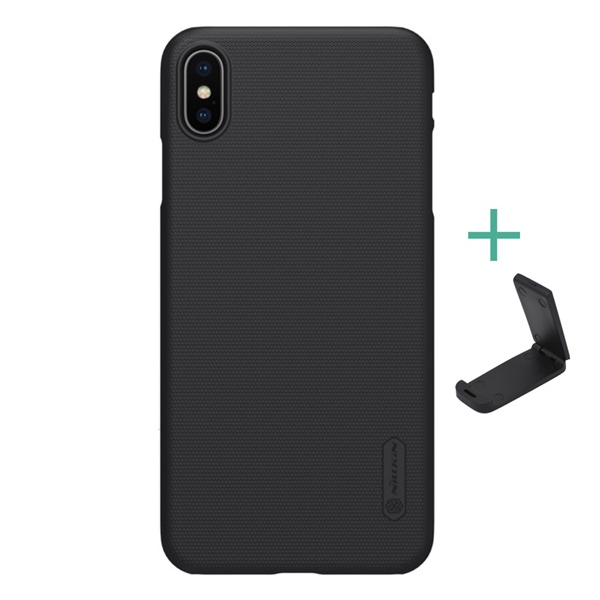 Nillkin Super Frosted Apple iPhone XS Max Műanyag Tok - Fekete (GP-80001)