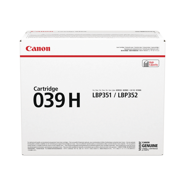 Canon 039H tonerpatron 1 stk Original Sort