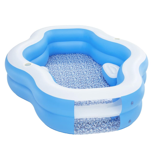 Bestway 54409 piscina fuori terra Piscina gonfiabile Piscina ovale Blu, Bianco