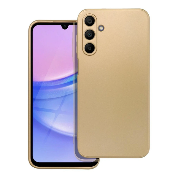 Samsung A15 5G / A15 4G készülékhez tok, metál arany