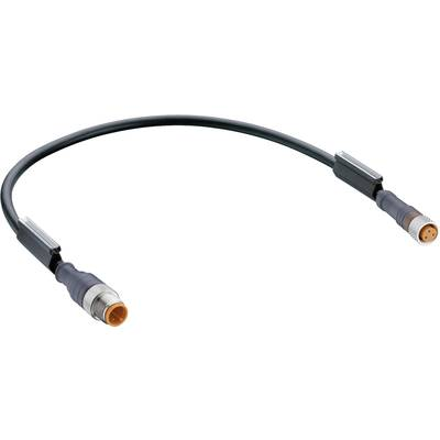 Lumberg Automation RST 3-RKMV 3-224/2M-1 Érzékelő-/működtető összekötő, konfekcionált M8 Dugó, egyenes, Alj, egyenes 2.00 m Pólusszám: 3 1 db (RST 3-RKMV 3-224/2M-1)