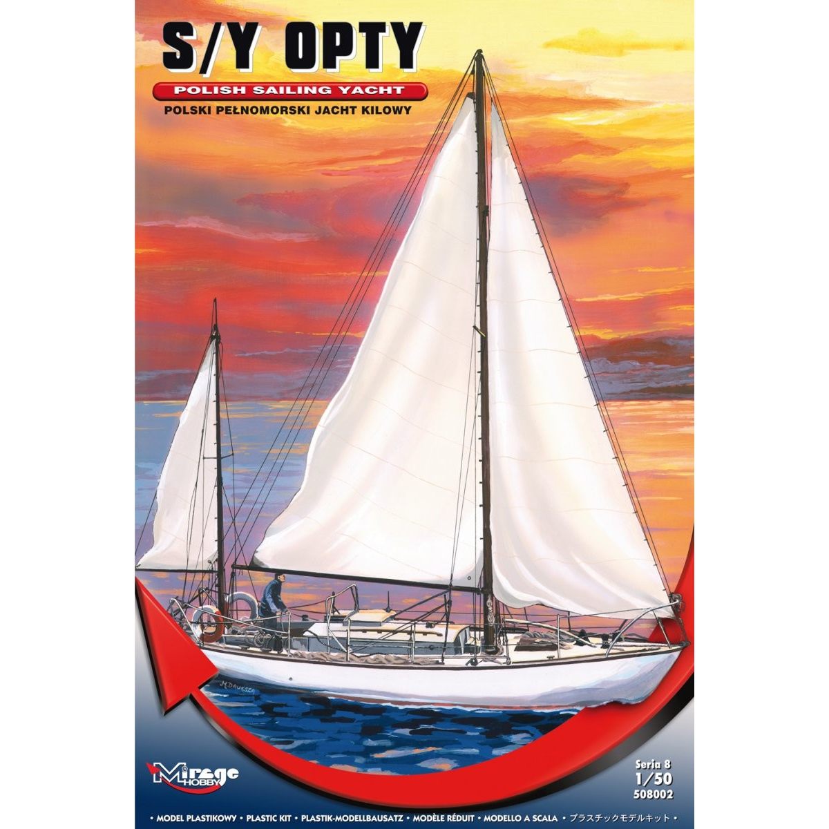 Mirage Hobby S/Y OPTY hajó műanyag modell (1:50) (508002)
