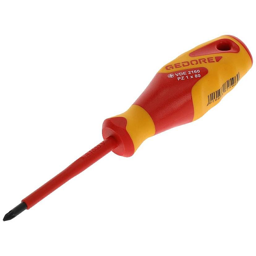 Gedore VDE 2160 1612182 kereszthornyú csavarhúzó PZ 1, 80 mm (1612182)